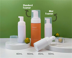 foamer combo: small and standard foam bottle in same style