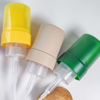 Decoration custom option: Plastic coloring for both the foam bottles and foam pumpsa