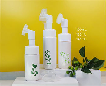 PET foam bottles with brush applicator
