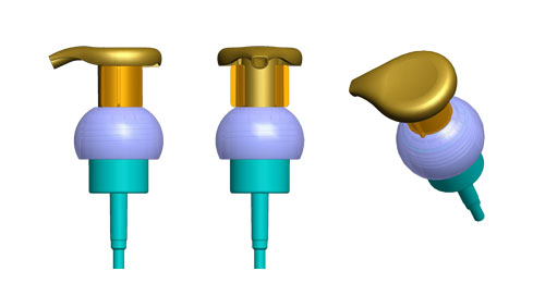 3D drawing of a new foam pump
