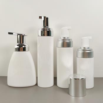 Customized decoration option: Metalization. Add a shiny metalic finish on your foam bottle.