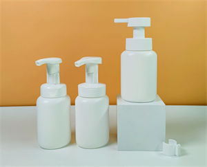 150ml HDPE plastic foam pump bottle in Oval Shape