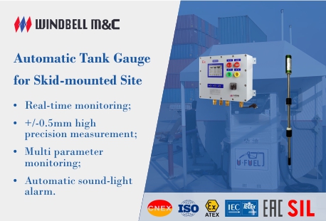 skid-mounted site automatic tank gauge