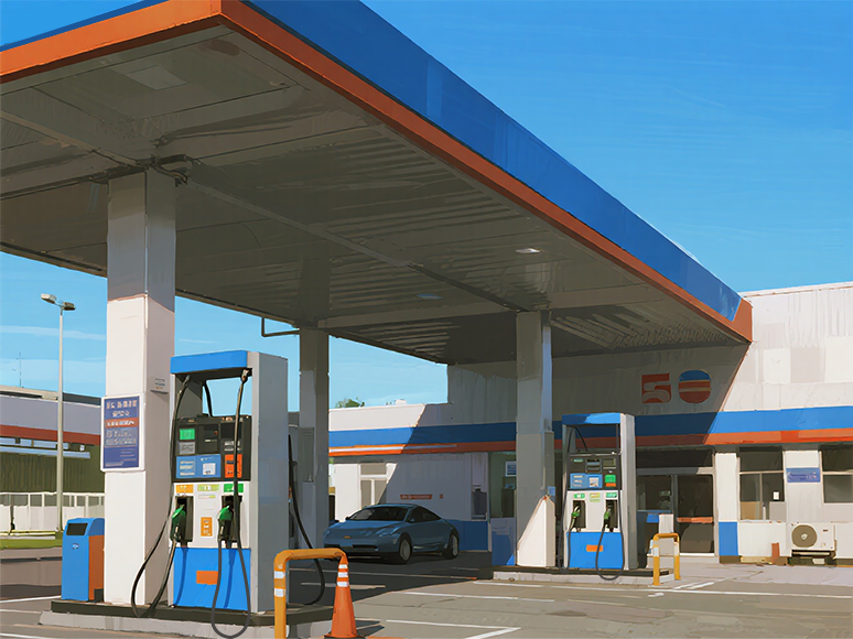 Gas station one stop solution