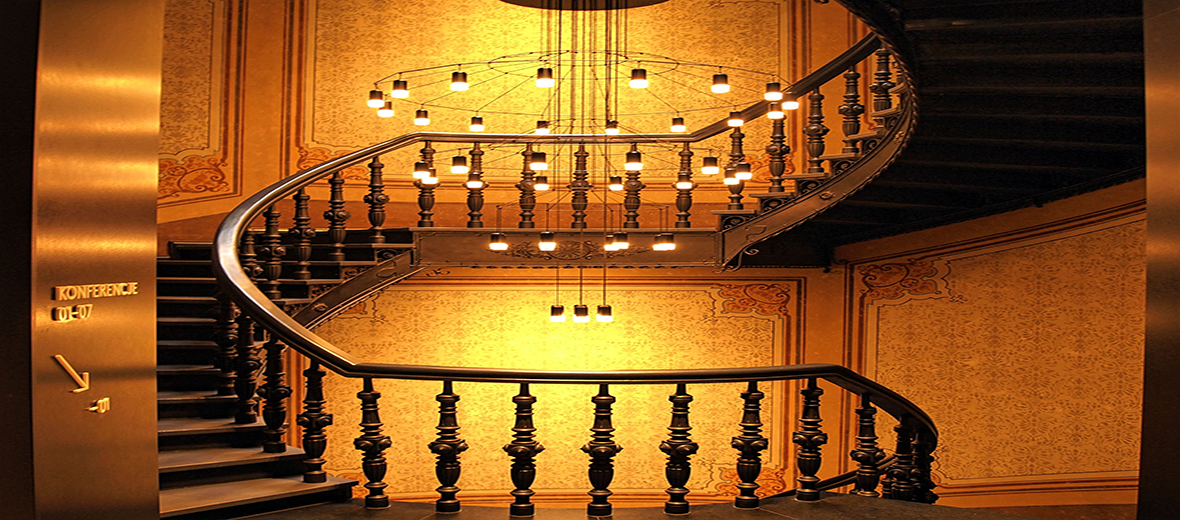 Infrared sensors and microwave sensors are used in Staircases & Corridors