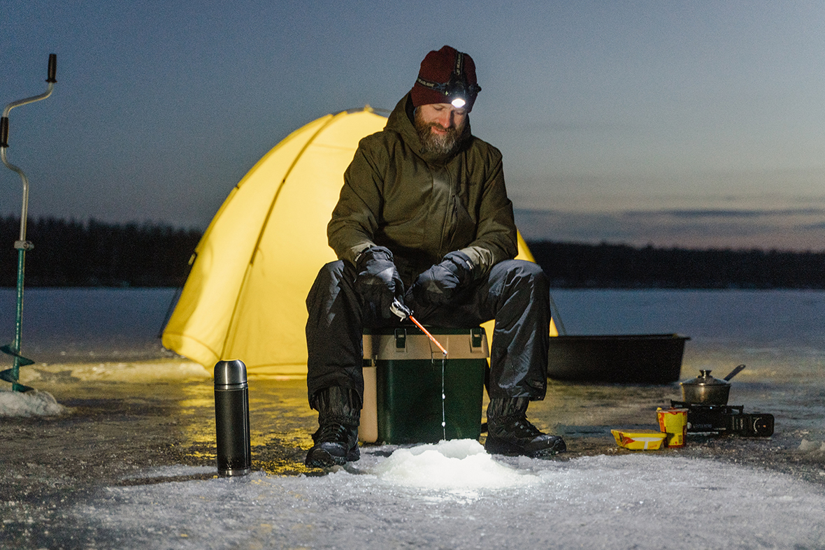 Headlamp & Flashlight & Handlamp are used in Fishing