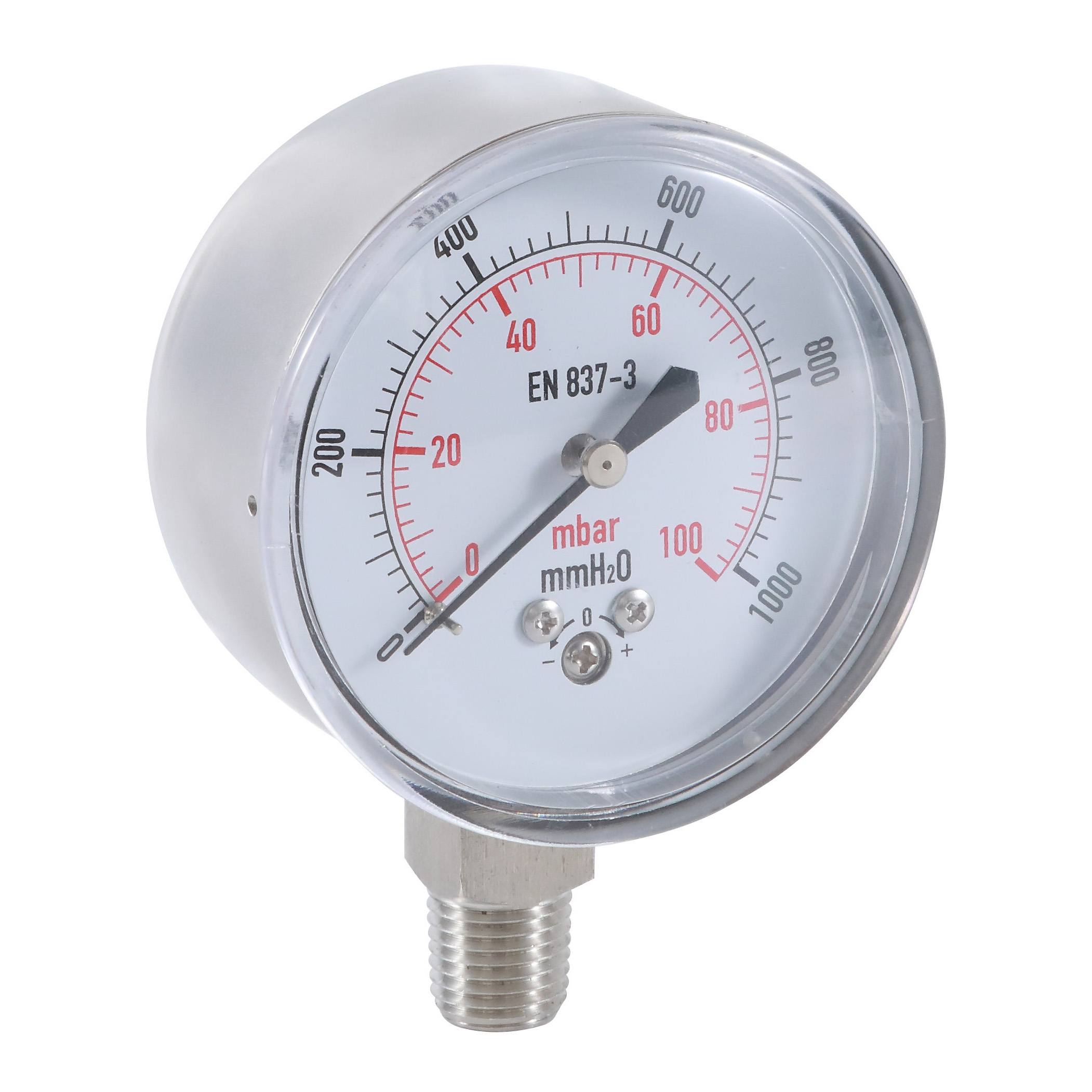 0-250mmH2o膜盒压力表0-25