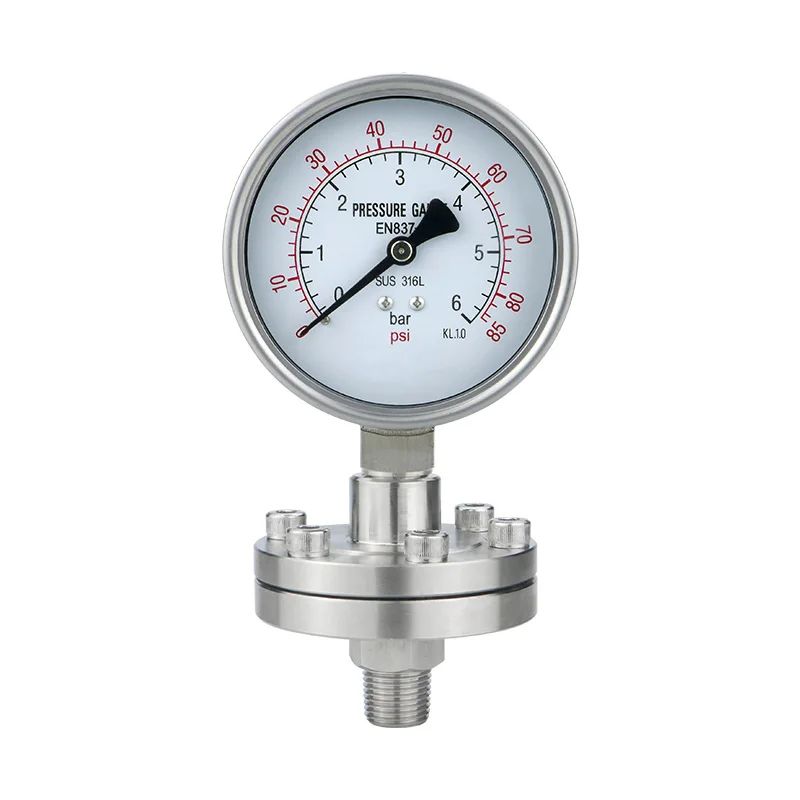 manometerpriceCorrosionresistantstainlesssteeldiaphragmsealmanometer