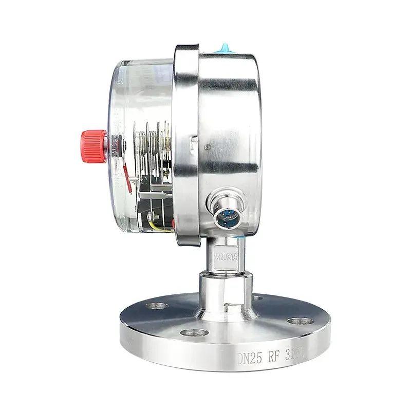 4inchElectriccontactdiaphragmpressuregauge