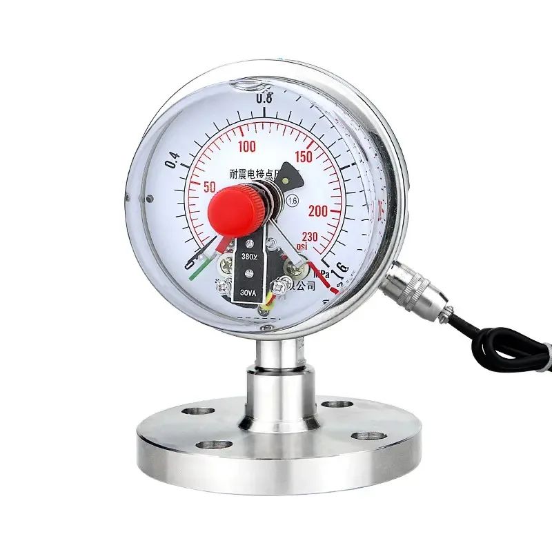 100mmElectriccontactdiaphragmpressuregauge