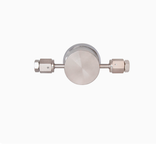 Ultra-highpuritydiaphragmtypeonlineinstrument,allsteel50MMEPgrade，Parallelinstallation,allstainlesssteelcleanpressuregauge