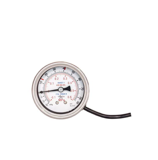 63MMaxialEPgradeultra-highpurityexplosion-proofelectriccontactpressuregauge