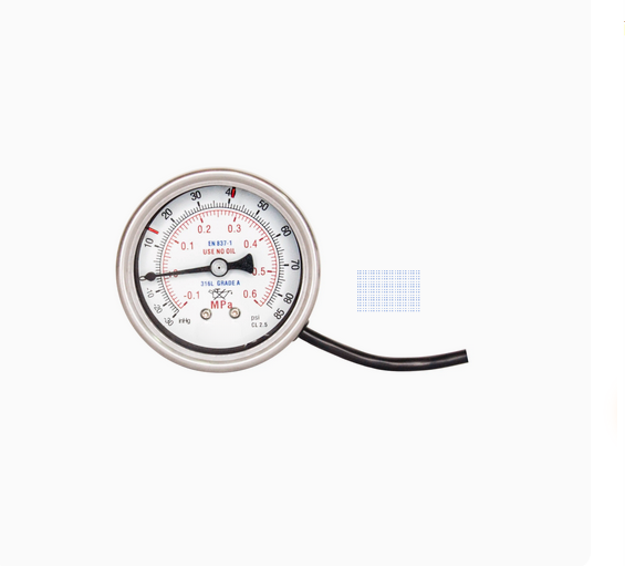 Stablemeasurement,doubleelectricalcontactpressuregaugefullrange,all-steel63mmultra-highpurityexplosion-proofelectricalcontacts