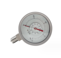 StainlesssteelpressuregaugeDoubletubedoubleneedledifferentialpressuregaugeYTC-100Hpressuregauge