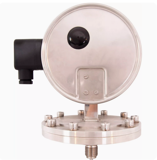 InduktiveselektrischesKontaktmembran-ManometerkomplettausEdelstahl