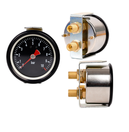 双针双管铁路机车用仪表压力表