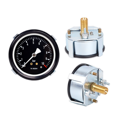 单针铁路机车压力表LED单针双针压力表厂家气压机械压力表90284