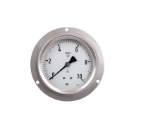 轴向带边压力表，压力表工厂WIKA