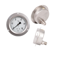 轴向带边压力表，压力表工厂WIKA代工厂