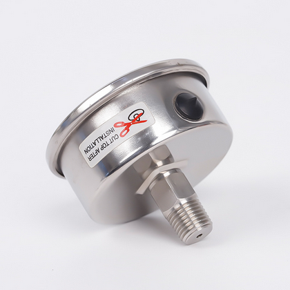 Вакуумныйманометр,ударопрочныйманометр,разъемманометра,производительнержавеющейстали,осевойпромышленныйманометр