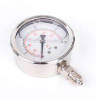 Y63shock-resistantpressuregaugeradialstainlesssteeloilpressurehydraulicpressurethreadvacuumgauge