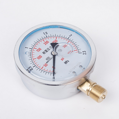 Манометррадиальногодавления,резьбовоесоединение,маслонаполненный,ударопрочныйманометрY100,давлениевоздуха,давлениемасла,гидравлическийманометр,произво
