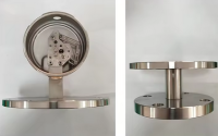 stainlesssteeldiaphragmpressuregaugewithPTFEflange