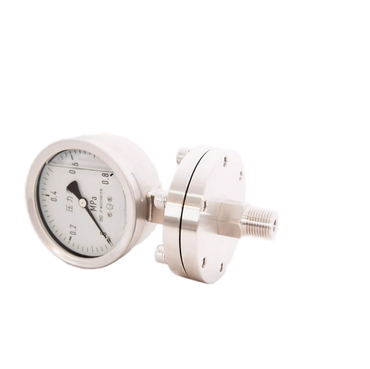 HastelloyMonelBileMaterialPTFEDiaphragmPressureGaugemadeinChina