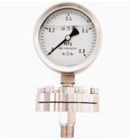 SUS316LPTFEsprayedisolationdiaphragm1.6levelprecisiondiaphragmpressuregauge