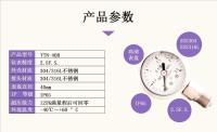 内部充硅油替代甘油耐震不锈钢压力表厂家
