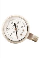 1.6级316L材质洁净压力表径向