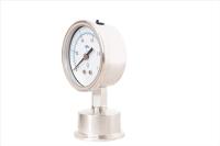 0.4微米光洁度BA洁净符合3-A不锈钢1.5寸卡盘卫生压力表