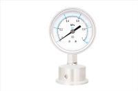 0.4微米光洁度BA洁净符合3-A不锈钢1.5寸卡盘卫生压力表