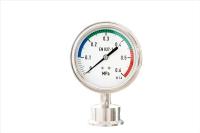 Radialmountingchucksconnectallstainlesssteelshockresistantsanitarydiaphragmpressuregauge,
