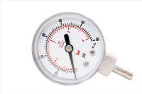 50MM径向直管全不锈钢洁净型压力表BA级全量程