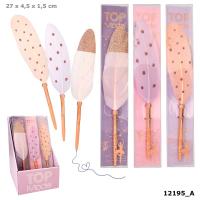 TOPModel芭蕾羽毛圆珠笔