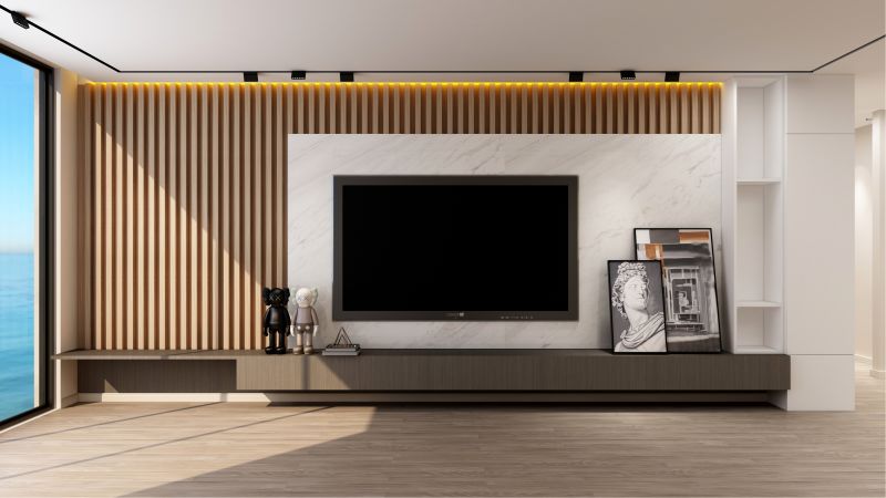 SOL ACOUSTIC Modern Interior Wall Ceiling Decoration Fluted Wood Slat Board Panels