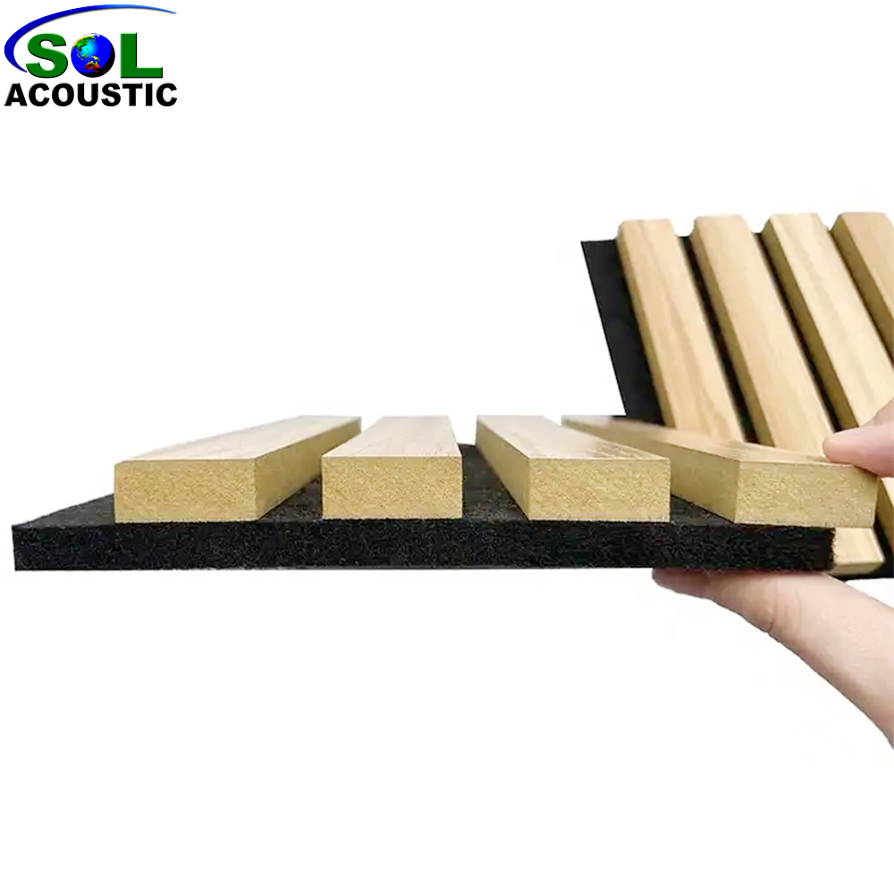 SOLACOUSTICbuildingmaterialinteriorWallCeilingDecorationFlutedWoodSlatBoardPanels-538