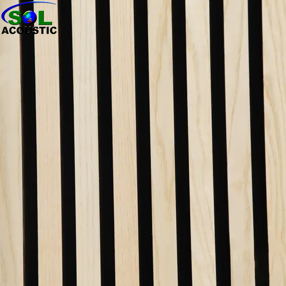 SOLACOUSTICbuildingmaterialinteriorWallCeilingDecorationFlutedWoodSlatBoardPanels-736