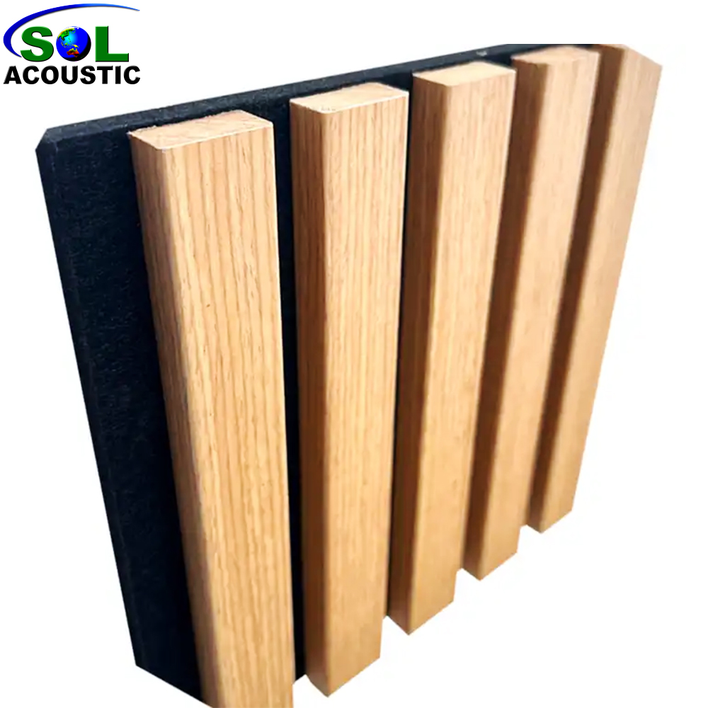 SOLACOUSTICbuildingmaterialinteriorWallCeilingDecorationFlutedWoodSlatBoardPanels-919