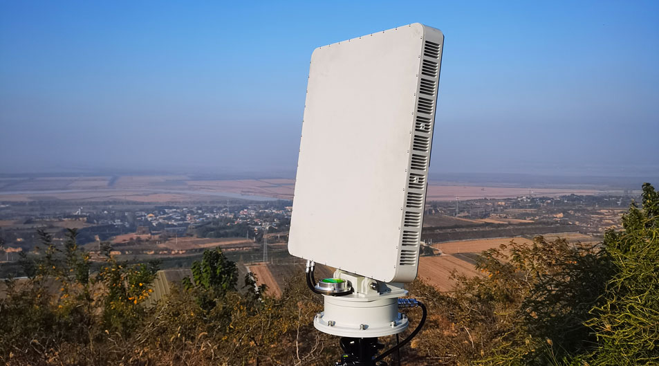 Airport intrusion monitor radar AESA