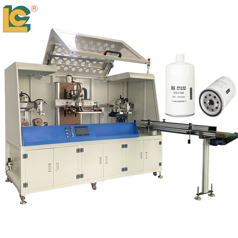 HdpeBottleAutomaticRotaryScreenPrintingMachine
