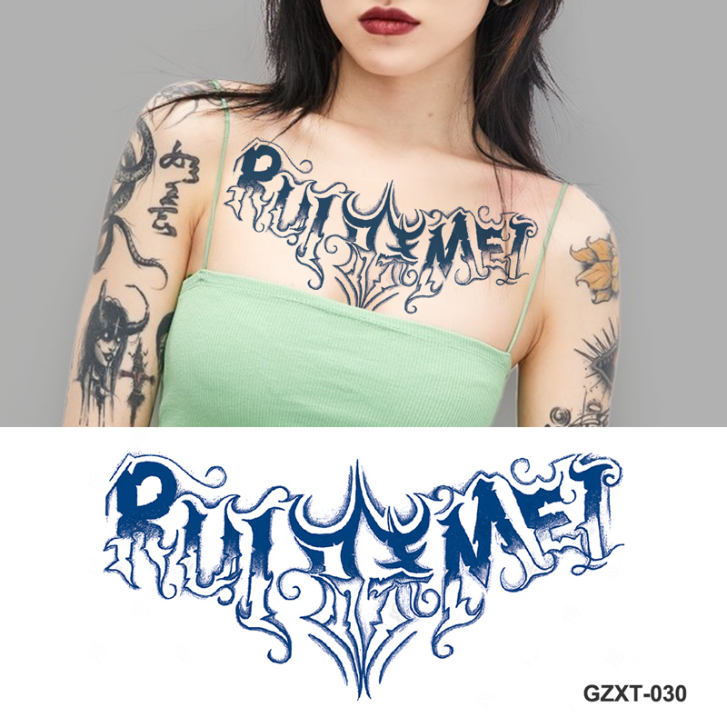 Tattoo研究 : 1.2.3.4 GZXT 016-030-Dongguan XFashion Technology Ltd.