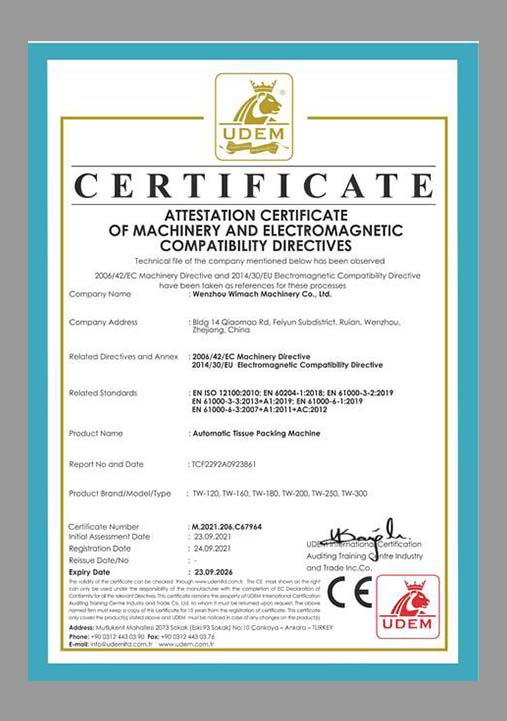 CE Certificate