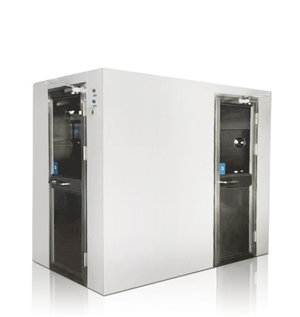 corner air shower pharmaceutical