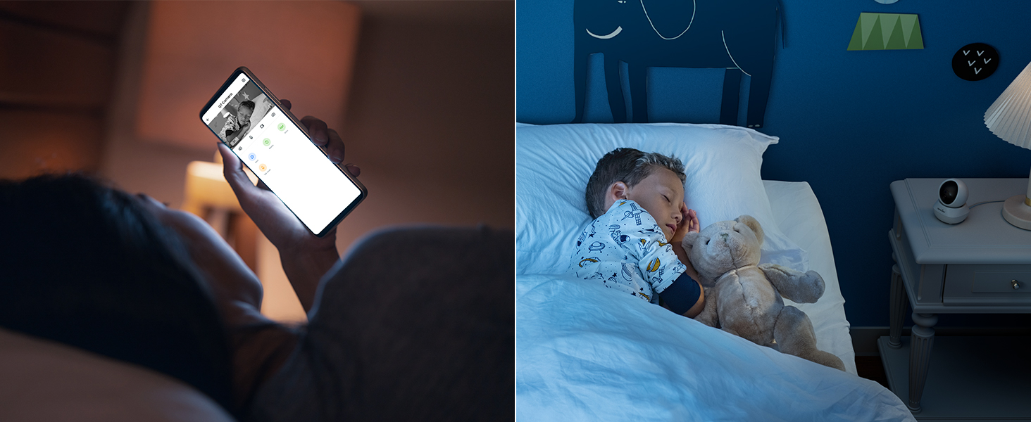 Advanced Night Vision Keep a close eye on the sweet baby at night.