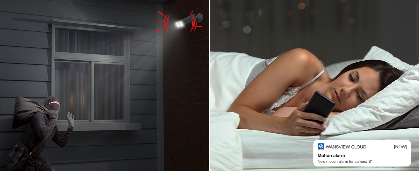 Motion Alerts and Siren