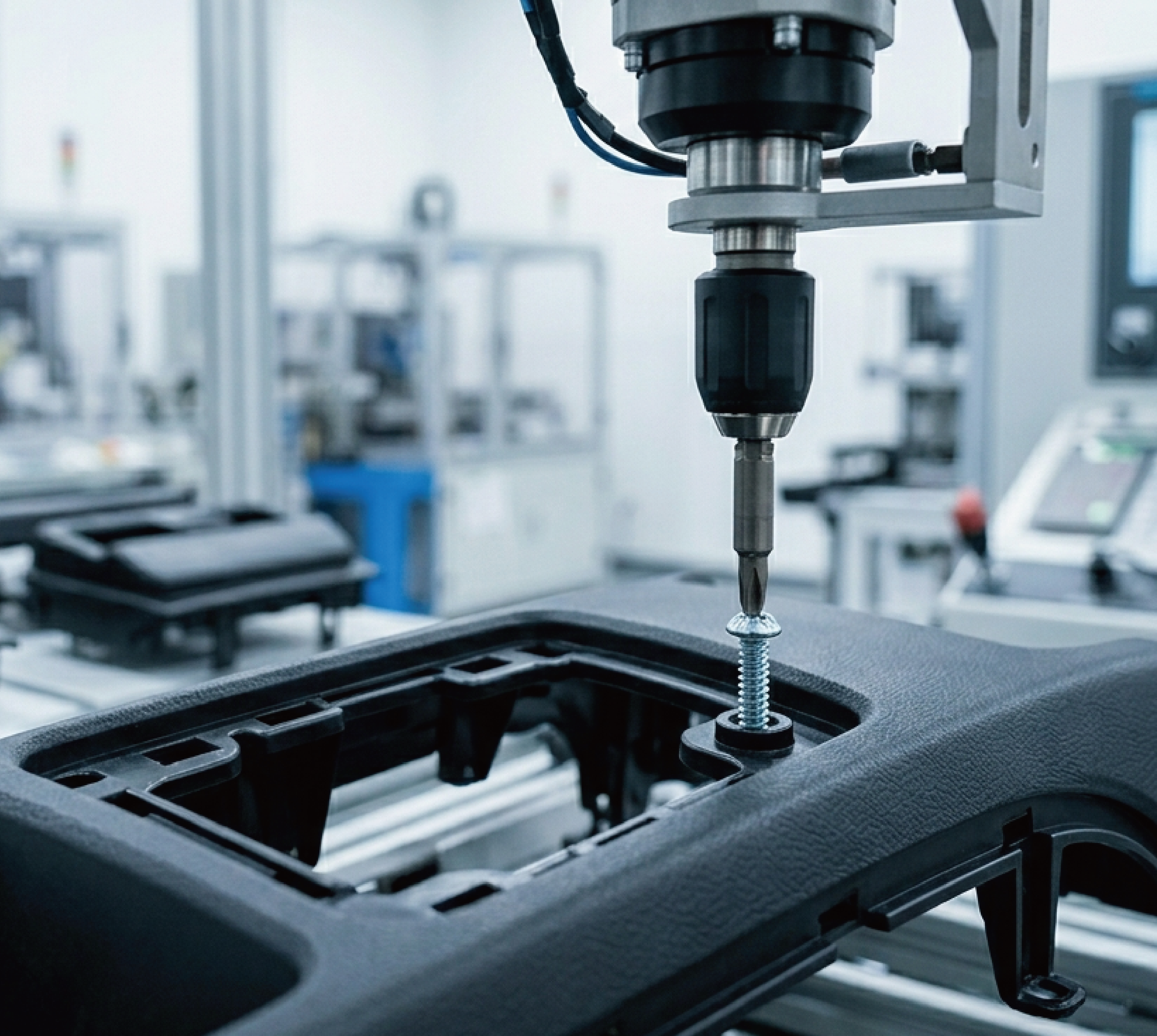 plasfas screws in injection plastic application