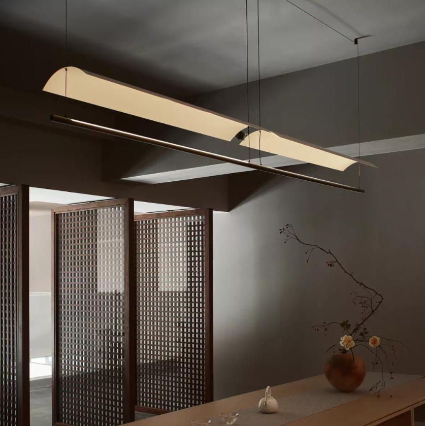 Curved diffuse reflection pendant light-企业官网