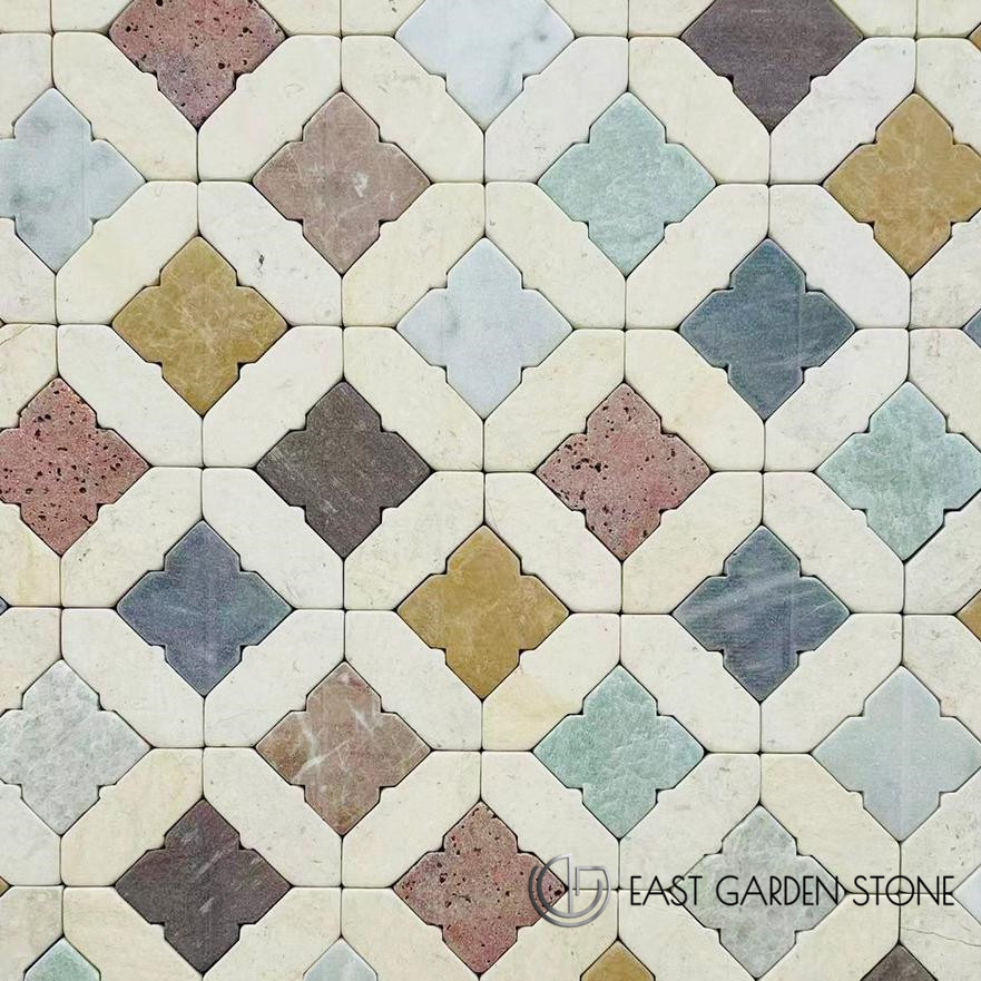 Multicoloredmarblemosaictile_副本
